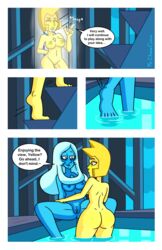 blue diamond (steven universe) from cartoon network by mr. chase comix
