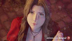 3d aerith_gainsborough blender bulgingsenpai cum cum_on_face cumshot facial final_fantasy final_fantasy_vii final_fantasy_vii_remake handjob sfm tagme uncensored