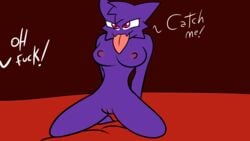 1girls anthro female genitals haunter hi_res nintendo nipples nude pokemon pokemon_(species) pussy solo tagme theyiff video_games