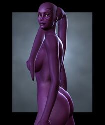 3d 3d_(artwork) cujoe_da_man female female_only jolene_kayla_(oc) original_character purple_skin solo star_wars twi'lek