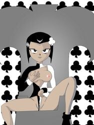 1girls ace_(dcau) ace_(royal_flush_gang) bob_cut dc dc_comics dcau female justice_league justice_league_unlimited royal_flush_gang smooth_skin solo solo_female