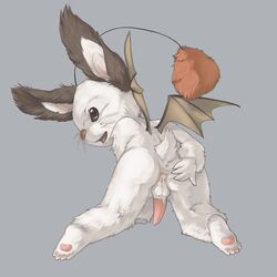 color final_fantasy furry male male_only moogle purplekecleon solo