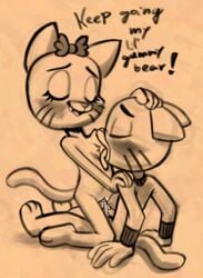 1boy 1boy1girl 1girls 2021 aged_down anthro anthro_on_anthro anthro_only anthro_penetrated anthro_penetrating anthro_penetrating_anthro blue_body cartoon_network cat catgirl cub cub_on_cub domestic_cat duo english_text eyelashes felid feline felis female female_cub female_penetrated fur furry furry_female furry_male furry_only gumball_watterson incest male male/female male_cub male_penetrating male_penetrating_female mammal mother mother_and_child mother_and_son nicole_watterson parent parent_and_child penetration penile penile_penetration penis_in_pussy sex son soulcentinel text the_amazing_world_of_gumball vaginal_penetration young