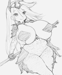 1girls agnes_oblige alternate_breast_size ass big_breasts bikini bikini_armor bikini_top bravely_default bravely_default:_flying_fairy bravely_default_(series) breasts female female_focus female_only huge_breasts massive_breasts mob_face thanuki thanukiart thick_ass thick_thighs thighs