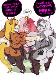 3futas animal_genitalia anthro ass balls belt big_balls big_breasts big_butt big_penis blonde_hair blue_eyes breasts canid canine canis chaps dialogue domestic_dog equid equine eyewear fiona_maray furry futa_on_futa futa_only futa_with_futa futanari genital_piercing genitals glasses group group_sex gynomorph hair horse horsecock huge_cock human human_on_anthro husky hyper hyper_genitalia hyper_penis imminent_sex intersex interspecies janet_(dsan) kenno_arkkan mammal mostly_nude nordic_sled_dog nude nude_futanari penis penis_on_face penis_piercing penis_size_difference piercing prince_albert_piercing purgy red_eyes sex size_difference spitz tattoo threesome