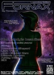 1girls 3d alien alien_girl asari bra female female_only fornax liara_t'soni magazine mass_effect no_humans solo thong tomoganim