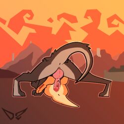 animated anthro anus bodily_fluids deadzephyr4114 female from_front_position genital_fluids genitals knot knotted_penis kobold male male/female markings mating_press penis reptile scale_markings scales scalie sex snake tail vaginal_fluids ventral_scales