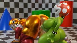 1futa 1girls 3d anal animated anthro big_lips blender chain_chomp cum fat_ass furry futa_on_female futanari gold_(metal) gold_chain_chomp heels huge_ass huge_balls huge_breasts huge_cock huge_lips hyper_bimbo hyper_lips mario_(series) metallic_body nintendo piranha_plant power_bottom precum sex shorter_than_10_seconds sound spiked_collar stockings thick_lips thick_thighs video wyerframez