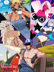 1boy 4girls animal_humanoid anthro arachne arachnid arachnid_humanoid ass big_ass big_breasts big_thighs breasts breasts_bigger_than_head brown-skinned_female brown_body brown_skin bust busty cathyl crossover curvaceous curvy curvy_figure dark-skinned_female dark_skin demon demon_girl digital_media_(artwork) enormous_breasts female gigantic_breasts grey_(numh) greys_monster_girl_farm hellaverse helluva_boss hips horns hourglass_figure huge_ass huge_breasts huge_thighs humanoid jouryuu_(mato_seihei_no_slave) large_ass large_breasts large_thighs legs male male/female massive_breasts mato_seihei_no_slave mature mature_female minotaur minotaur_female monster monster_girl monster_musume_no_iru_nichijou multiple_girls ninja-8004 notice_us_monster_hunter pink-skinned_female pink_body pink_skin rachnera_arachnera slim_waist spider spider_girl spider_humanoid straight succubus thick thick_hips thick_legs thick_thighs thighs verosika_mayday_(helluva_boss) voluptuous waist white_hair wide_hips wide_thighs