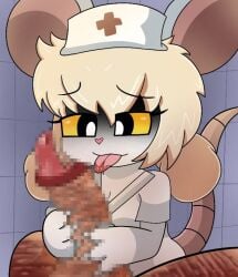 anonymous_male blood_on_tongue censored_penis cuts dick_sucking furry gore guro knife lemon_waifu lorna_(terrible_mouse) mouse non-human nude nurse penis ryona sexy_punishment straight tagme terrible_mouse