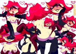 1girls 3boys ass big_ass big_penis blowjob blush breasts cyclops demon demon_girl fellatio female hazbin_hotel huge_ass huge_cock kandiibox leggings naked niffty nude oral penis petite red_hair smooth_skin vagina vaginal_insertion vaginal_penetration vaginal_sex vivienne_medrano