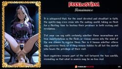 1boy 1boy1girl ai_generated anal_only_maebari anilingus anus ass_eating asshole asshole_lick asslicking bed bedroom bedroom_setting bedroom_sex black_hair black_hair_female black_socks caption character_bio character_profile character_sheet clothed_female_nude_male commentary corset corset_dress couple couple_sex demeter_(freelustism) dominant_female eating_ass english english_commentary english_text facesitting female female_focus femdom frame framed framed_picture freelustism green_eyes green_pendant knee_high_socks knee_highs knee_socks licking_ass long_hair maebari male moonlight mythology original_character pendant religion rimming rimming_male socks spirit squatting squatting_female squatting_on_dildo squatting_pose squatting_position story submissive_male tanned tanned_female tanned_skin teen teenager text thighs tongue_in_anus tongue_in_ass wavy_hair white_strand_of_hair white_streak young young_female