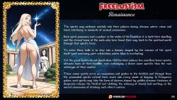 ai_generated ancient_greece ancient_rome ass blonde_female blonde_hair blonde_hair_female blue_eyes bsolo_female bubble_ass bubble_butt caption character_bio character_profile character_sheet column commentary english english_commentary english_text female female_focus female_only frame framed framed_picture freelustism garden greek_architecture khryseis_(freelustism) long_hair mythology original_character peeing peeing_on_floor religion round_ass round_butt sandals solo solo_focus space spirit starry_sky stars statue story teen teenager text thighs urinating urinating_female urination urine urine_on_ground urine_stream watersports white_dress white_sandals young younger_female