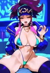 akali from k/da series by hellblueboy4
