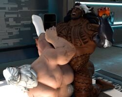 2boys anal anal_sex ass big_ass big_butt cum cum_in_ass cum_inside dark-skinned_male frozenbound gay gay_anal gay_sex interracial light-skinned_male light_skin male male_only male_penetrated male_penetrating male_penetrating_male mauga muscular muscular_male overly_muscular overwatch overwatch_2 penetration penile penile_penetration penis penis_in_ass reinhardt sex