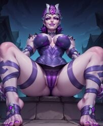 ai_generated big_breasts civitai female looking_at_viewer nyx_(paladins) paladins true_might video_games