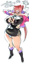 huge_breasts kemonono king_of_fighters shermie_(kof) solo tagme upskirt