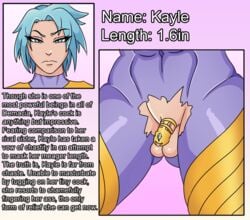 1futa abs balls blue_eyes blue_hair bodysuit chastity chastity_cage chastity_device crotchless embarrassed embarrassed_nude_futa flaccid futa_balls futa_chastity futa_only futa_sans_pussy futanari futasub grafsart intersex kayle league_of_legends micropenis penis ripped_bodysuit ripped_clothing small_balls small_penis small_penis_futa small_penis_humiliation tiny_penis wide_hips