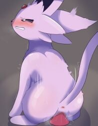 2024 absurd_res anus ass big_ears black_nose blush blush_lines bodily_fluids breath clenched_teeth closed_frown dildo dildo_in_pussy dildo_insertion eeveelution espeon facial_tuft female feral forehead_gem fur gem generation_2_pokemon genital_fluids genitals grey_background hi_res long_tail masturbation motion_blur motion_lines nintendo penetration pink_dildo pokemon pokemon_(species) pupils purple_body purple_fur purple_sclera pussy pussy_juice_on_dildo quadruped sex_toy sex_toy_in_pussy sex_toy_insertion simple_background solo steam suction_cup_dildo sweat tail tail_anus tears teeth toying_self tremble_spikes tuft uraimon vaginal_fluids vaginal_penetration vaginal_penetration white_pupils