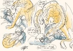 comic female_penetrated from_behind_position gipsy_danger godzilla_(series) king_ghidorah kissing male/female male_penetrating male_penetrating_female monsterverse pacific_rim robot robot_girl star-the-skeleton straight text toho toho_(film_company)