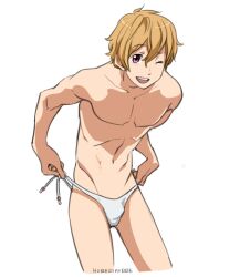 blonde_hair free! hazuki_nagisa hubedihubbe sketch swimsuit teasing