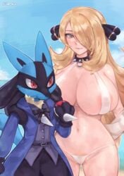cynthia (pokemon) from nintendo by norza