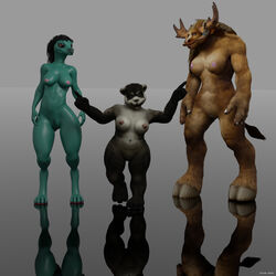 3d 3girls absurd_res anthro antlers bjelka_(scoota) blender_(software) blizzard_entertainment bovid bovine breasts ceylidh_(scoota) chunjao_(scoota) digital_media_(artwork) dracanine female group hi_res hooves horn invalid_tag mammal nipples nude pandaren paws pointing presenting presenting_breasts scoota tauren ursid video_games warcraft world_of_warcraft