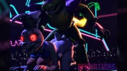 3d ambiguous_penetration animated animatronic big_breasts big_penis bunny_ears bunny_girl female five_nights_at_freddy's five_nights_at_freddy's:_security_breach glowing_eyes huge_balls huge_penis interspecies moaning montgomery_gator montgomery_gator_(fnaf) mp4 nipples public_sex sex sfmmations sound vanny vanny_(fnaf) video voice_acted