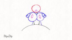 2021 2d alpog21_(artist) animated anthro big_breasts breasts duo erection female frame_by_frame genitals gif humanoid humanoid_on_anthro male male/female mammal nipples nude penis sex simple_background