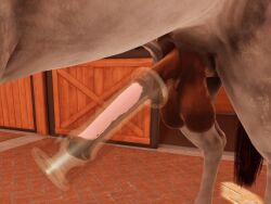 3d 3d_model animal_genitalia animal_penis aroused aroused_male artificial_vagina balls ballsack barn big_penis cock equine equine_balls equine_genitalia equine_penis erect_penis erection feral fleshlight game game_cg horse horse_penis horsecock huge_cock large_penis male original original_character penis toy video_game video_games vr vrstallion zoophilia flared_penis milking