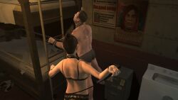 3d 3dcg absurdres ass dominatrix femdom game_cg grand_theft_auto grand_theft_auto_iv humor malesub official_art rockstar_games source_request tagme unnamed_characters whipping whipping_back