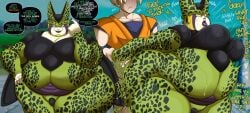 2026 2boys ass belly_bigger_than_head black_nail_polish black_nails black_spots black_wings blush butt_bigger_than_head cell_(dragon_ball) crossed_eyes dom_to_sub dragon_ball dragon_ball_z fat fat_arms fat_ass fat_butt fat_male goku green_skin hips_wider_than_shoulders holding_arms male male_penetrating_male moaning moaning_in_pleasure moobs non-human open_smile orange_clothing painted_nails perfect_cell plap pounding pounding_ass pounding_butt purple_cheeks purple_tongue red_eyes saiyan son_goku super_saiyan sweating thick_ass thick_butt tongue_out white_face white_hands wide_hips wide_thighs wings witdrawsloods yellow_ears