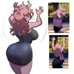 ashido mina from boku no hero academia by neondraws20