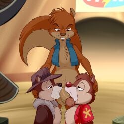 1:1 2026 anthro balls chip_'n_dale_rescue_rangers chip_(disney) chipmunk dale_(disney) disney double_fellatio double_oral eastern_grey_squirrel fellatio fur genitals grey_squirrel ground_squirrel group group_sex hanna-barbera hi_res lonbluewolf male male/male mammal multicolored_body multicolored_fur once_upon_a_forest oral penile penis rodent sciurid sex tan_body tan_fur threesome tree_squirrel trio two_tone_body two_tone_fur waggs