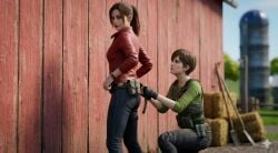 2girls 3d_animation ai_generated ass ass_grab ass_worship assisted_exposure capcom claire_redfield clothing grok huge_ass kissing_ass mp4 panties pants_down ponytail rebecca_chambers resident_evil short_hair sound tagme thicc_ass thick_ass video white_panties yuri