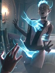 minthara gale_dekarios baldur's_gate_3 baldur's_gate larian_studios forgotten_realms dungeons_and_dragons drow human humanoid human/humanoid humanoid/human female/male male/female white_hair white-haired_female purple_skin purple-skinned_female light_skin light-skinned_male lingerie mage_hand wizard stockings dubious_consent hard_nipples erect_nipples medieval_fantasy fantasy son_umbasa 3d 3d_(artwork) 3d_model 3d_render 3d_background 3d_artwork highres pointy_ears revenge_sex hate_sex pussy_grab hair_grab undressing grope groping groping_pussy sexual_harassment sexual_assault