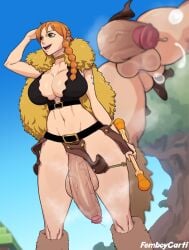 nami (one piece) from one piece by femboycarti
