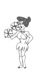 e19700 the_flintstones wilma_flintstone female weights breasts