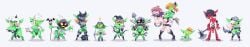 2025 drshanks24 female goblin goblin_female goblin_male green_body green_skin line line_up male multiple_girls png shortstack