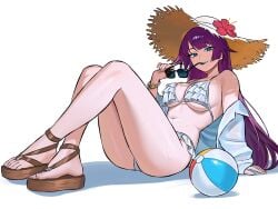 senjougahara hitagi from bakemonogatari by zeon j