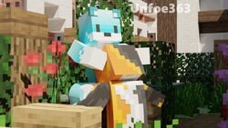 blowjob calico_cat canid canine canine_penis felid feline fox fur minecraft unfoe363