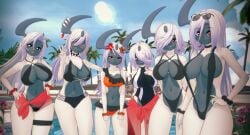 3d 3d_background 6female absol big_ass big_boobs big_breasts big_butt big_thighs bikini boobs braces briddle earrings envy eyeshadow family family_photo female female_focus female_only hair_ornament hair_over_one_eye happy happy_female hop_earrings horn koikatsu looking_at_viewer makeup milf milf_body mother mother_and_daughter multiple_girls one-piece_swimsuit one_eye_covered orange_eyes parent pareo peace_sign piercing piercings pokemon pokemon_(species) pokemon_only pool render_007 sling_bikini sling_swimsuit slingshot_bikini slingshot_swimsuit smaller_breasts smile smiling_at_viewer smirk smirking smirking_at_viewer smug smug_expression smug_eyes smug_face smug_grin smug_smile spiked_collar sunglasses sunglasses_on_head thick thick_ass thick_hips thick_legs thick_thighs voluptuous voluptuous_anthro voluptuous_body voluptuous_female voluptuous_milf