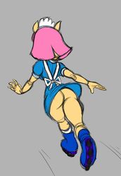 anthro chipposter female parappa_the_rapper paula_fox pink_hair solo tagme