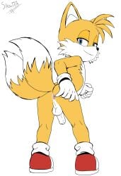 1boy 1boys 1femboy 2d 2d_(artwork) 2d_artwork absurd_res absurdres anthro anthro_only ass ass_focus ass_grab asshole back back_view balls ballsack blue_eyes butt butt_focus butt_grab buttocks cock cub dick femboy femboy_focus femboy_only feminine feminine_male fox fox_boy fox_ears fox_humanoid functionally_nude functionally_nude_male furry furry_male furry_only gay gay_male gloves grab_the_butt grabbing grabbing_ass grabbing_own_ass high_resolution highres male male_cub male_only miles_prower miles_tails_prower mobian mobian_(species) mobian_fox penis penis_out presenting presenting_anus presenting_ass presenting_hindquarters sega shoes shouttakun simple_background small_balls small_cock small_dick small_penis small_testicles solo solo_focus solo_male sonic_(series) sonic_the_hedgehog_(series) spreading spreading_ass tails tails_the_fox testicles two-tone_body two-tone_fur watermark white_background yellow_body yellow_fur young younger_male