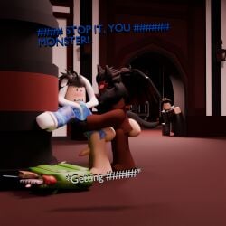 3boys 3d background_character backpack bluerender3d blushing clothing dialogue duo duo_focus english english_language english_text forsaken_(roblox) gay gay_male gay_sex malakisuglypotato_(artlist) male male/male male_focus male_only naked naked_male nosferatu_(forsaken) nude nude_male penis roblox roblox_game robloxian text wasjdkadsads_(roblox) willsmiththeslappers