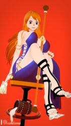 nami (one piece) from one piece by aequd