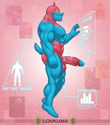 1boy 2021 abs anatid anseriform anthro anthrofied avian biceps big_penis bird blue_body breaking_the_fourth_wall character_creator circumcised computer_program_(species) customization duck english_text feathers gameplay_mechanics genital_growth genitals graph growth half-erect hi_res hologram humanoid_genitalia humanoid_penis levitation long_penis lovkuma male model_sheet multicolored_body muscular_male nintendo nipples pecs penis penis_growth picture_in_picture pokémorph pokemon pokemon_(species) porygon-z quads red_background red_body shapeshifting signature simple_background solo tail_feathers tect text thick_penis thick_thighs toeless toeless_feet triceps two_tone_body vein veiny_penis video_games