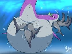 2026 anal anal_vore aquatic belly big_belly bow_tie bubble cloacal cloacal_vore endosoma female female_pred feral feral_pred feral_prey feral_unbirthing_feral fish gills great_white_shark green_bow_tie grey_body group head_first hi_res huge_belly mackerel_shark mass_vore multiple_prey oral_vore pink_body pink_eyes pink_fin safe_vore shark shark_tail shokasay_(orcinusproductions) underwater vore water watermark white_belly white_shark white_tip_reef_shark yauhasart