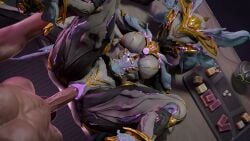1boy 1boy1girl 1girls 3d_animation animated athletic_female babymoonart cum cum_in_pussy cum_inside human human_penetrating light-skinned_male missionary_position robot robot_girl sound tagme video warframe warframe_(species) yareli_(warframe) yareli_prime_(warframe)
