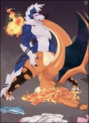 2026 absurd_res anthro anthro_on_anthro anthro_penetrated anthro_penetrating anthro_penetrating_anthro big_butt biped blue_body blue_fur blush breasts butt butt_grab charizard duo female female_anthro female_penetrated fur generation_1_pokemon generation_7_pokemon hair hand_on_butt hi_res lycanroc male male/female male_anthro male_penetrating male_penetrating_female membrane_(anatomy) membranous_wings midnight_lycanroc multicolored_body nintendo nude_anthro nude_male orange_body penetration penis penis_in_pussy pokemon pokemon_(species) pussy sex shiny_pokemon standing vaginal vaginal_insertion vaginal_penetration vaginal_sex vilf white_body white_fur wings